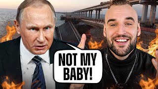 The Kerch Bridge JUST EXPLODED  Ukraine War Update [upl. by Romola782]