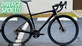 THE BEST VALUE GRAVEL BIKE 2021 DIVERGE SPORT FORREST GREEN FUTURE SHOCK 15 [upl. by Greenman856]