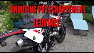 UNBOXING  POT DECHAPPEMENT LEOVINCE XFIGHT LACK RIEJU MRT [upl. by Georgeanne]