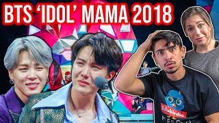 BTS IDOL  2018 MAMA in Hong Kong COUPLES REACTION 방탄소년단 [upl. by Aleac]