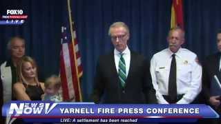 FNN Yarnell Hill Fire Settlement Press Conference [upl. by Oijile]