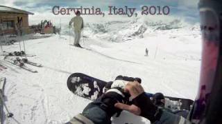 FW snowboard Cervinia Italy February 2010 [upl. by Akimik]