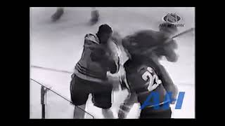 NHL Apr 27 1965 Montreal Canadiens v Chicago Blackhawks melee John Ferguson v Eric Nesterenko [upl. by Esnohpla970]