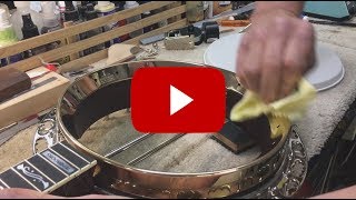 How To Change a Banjo Head  Elderly Instruments Repair Shop [upl. by Lauritz]