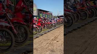 MXON MxOpen Qualifying race start moto start mxon motocross [upl. by Jedediah]