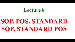 SOP POS Standard SOP Standard POS [upl. by Rorrys]