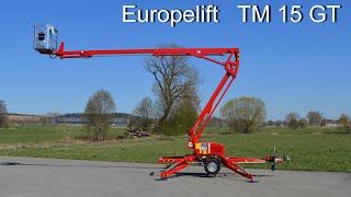 Europelift TM15GT AnhängerArbeitsbühne [upl. by Yramesor]