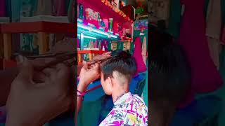 viral one side cut lone side cutting hair style cutting ✂️✂️salon parlour haircut hairstyle [upl. by Laerol550]