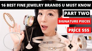 16 Best Designer Fine Jewelry Brands You Need To Know Now  signature piece and price part two [upl. by Fraase]