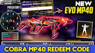 Cobra Mp40 Redeem Code Free Fire  How to get Cobra Mp40 Free Redeem Code  Cobra Mp40 Redeem Code [upl. by Evetta]