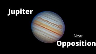 Jupiter Near Opposition Live Raw Footage View with Final Stacked Photo  12 inch Dobsonian Telescope [upl. by Bambie]