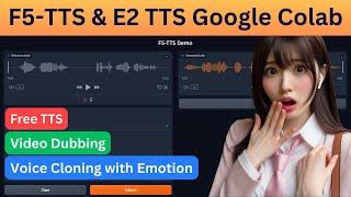 F5TTS amp E2 TTS Google Colab Tutorial [upl. by Ratna841]