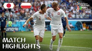 Japan v Poland  2018 FIFA World Cup  Match Highlights [upl. by Nosrej924]