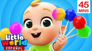 Hoy Aprendemos Los Colores 💛💚💙❤️  Canciones Infantiles Para Aprender  Little World En Español [upl. by Inglebert]