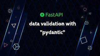 FastAPI  data validation with pydantic [upl. by Nalat]