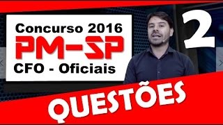 Concurso PM SP 2016 Oficiais CFO  Questões Informática  2  Polícia Militar São Paulo [upl. by Eelyam]