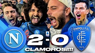 ✊🏻 CLAMOROSI NAPOLI 20 EMPOLI  LIVE REACTION NAPOLETANI AL MARADONA HD [upl. by Archaimbaud282]