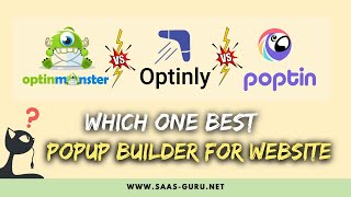 OptinMonster vs Optinly vs Poptin  Which one is Best Pop Up Builder Tool [upl. by Gerardo]