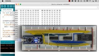 Build an Arduino EEPROM programmer [upl. by Ienttirb]