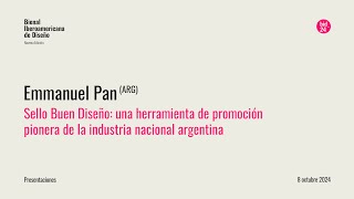 Sello Buen Diseño una herramienta de promoción pionera de la industria nacional Argentina [upl. by Rozanna]