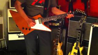 Gibson explorer with seymour duncan antiquity pickups demo [upl. by Aymik]