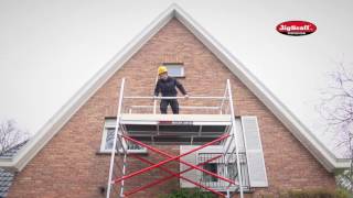 Professionele Aluminium Rolsteigers merk Bigscaff fibertec [upl. by Bogie]