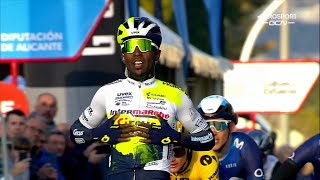 BINIAM GIRMAY WINS STAGE 1 VOLTA VALENCIANA 2023 🏆 🇪🇷 [upl. by Alul]