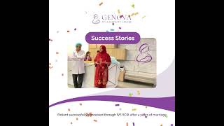 Patience Is The Key To Success IVF Success After 4 Years Of Patience  Genova IVF Center Lahore [upl. by Blunt]