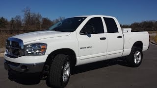 SOLD2007 DODGE RAM 1500 QUAD CAB 4X4 BIG HORN EDITION 136K 47 MAGNUM V8 CALL 8555078520 [upl. by Erda288]