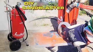 Home Made Sandblaster DIY [upl. by Prescott]