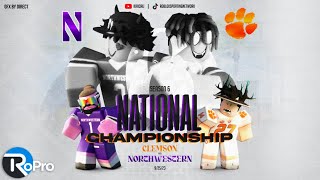 LFG Football Fusion National Championship Clemson vs Northwestern LIVESTREAM [upl. by Carman411]