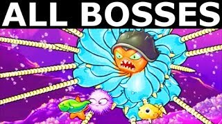 Octogeddon  All Narwhal Weapon Upgrades  All Boss Battles Gameplay No Commentary [upl. by Eelra]