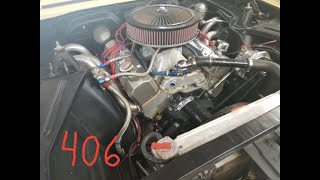 406 cuin Small Block Chevrolet SBC Running in 1964 Nova SS [upl. by Intyrb161]