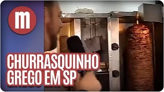 Mulheres  Churrasquinho Grego nas ruas de São Paulo 050814 [upl. by Cirdek]