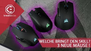 Welche GAMING MAUS VERBESSERT den Skill WIRKLICH  Corsair Harpoon RGB Wireless vs M65 RGB Elite [upl. by Ahsienaj]