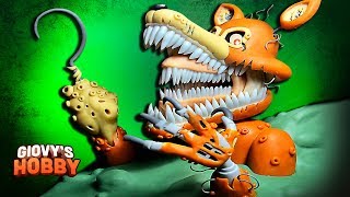 TWISTED FOXY ➤ FNAF THE TWISTED ONES ★ Polymer clay Tutorial ✔ Giovy Hobby [upl. by Nnairb]