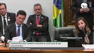 Deputado chama Moro de quotjuiz ladrãoquot e ministro vai embora da Câmara [upl. by Nosreg579]