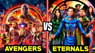 Avengers vs Eternals  Eternals vs Avengers  Who is most Powerful  Explained in Hindi [upl. by Caria]