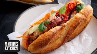 Sticky Pork Banh Mi  Marions Kitchen [upl. by Velda]