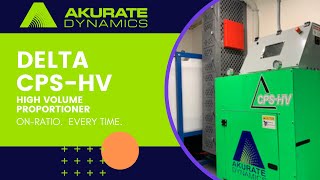 Akurate Dynamics Delta CPS High Volume Proportioner [upl. by Tonry]