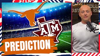 Texas vs Texas AampM  Josh Pates Preview amp Prediction [upl. by Onimod18]