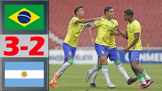 Argentina vs Brazil Highlights  SUB17 2023 Final Group [upl. by Mastat]