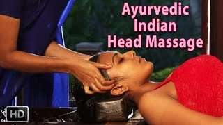 Ayurvedic Indian Head Massage  SIRO DHARA  Worlds best Head Massage for Relaxation amp Stress [upl. by Nagel]