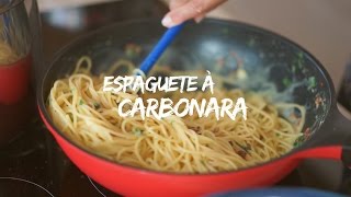 Receita  Spaguetti Carbonara [upl. by Whitford]