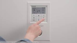 EN – Change the mode and setting temperatures of your Aquarea heat pump [upl. by Jamima]