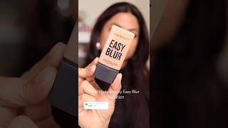 Huda Beauty Easy Blur Foundation Is it REALLY blurring [upl. by Anirehtac]