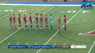 WPIAL High School Boys Soccer South Fayette at Laurel Highlands 9524 [upl. by Asiela691]