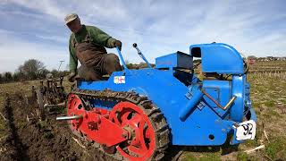 1953 Ransomes MG6 Crawler 06 Litre 1Cyl Petrol Tractor 8 HP with Ransomes Plough [upl. by Sayed]