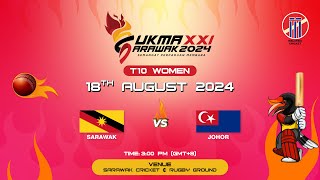 SUKMA XXI SARAWAK 2024  T10 WOMEN  SARAWAK vs JOHOR [upl. by Alac907]