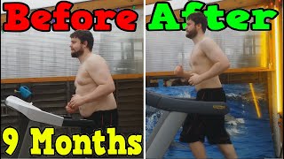 Running Every Day for 9 Months Weight Loss Time Lapse [upl. by Elkraps435]